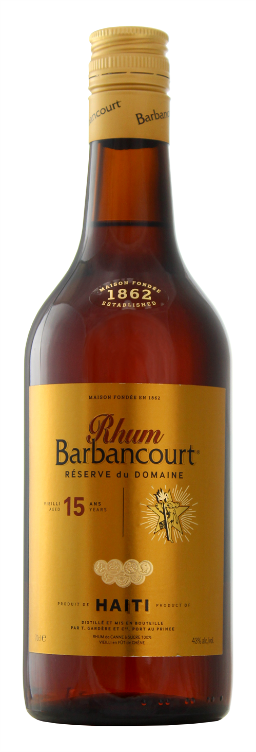 Barbancourt Rom 15 års 43% 70 cl.